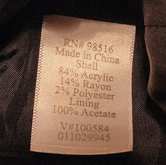 Coldwater Creek Women's Blazer Black with Gold Shimmer and White Size 4 - Picture 15 of 15